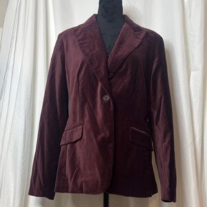 New York & Company Deep Burgundy Blazer
